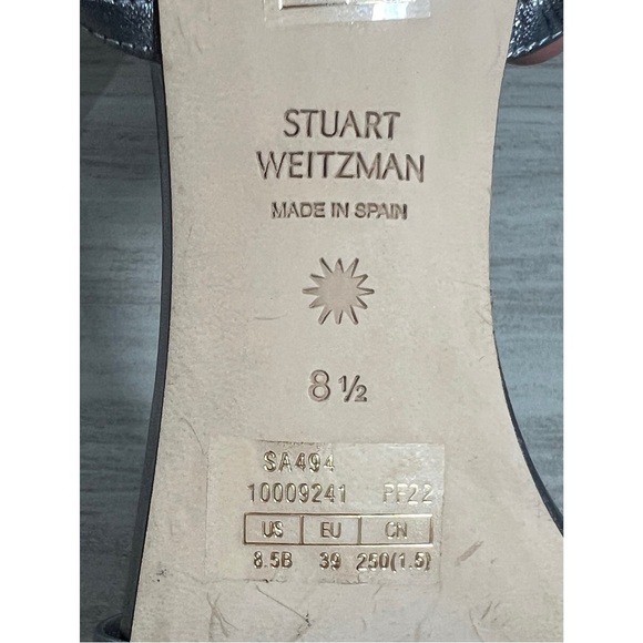 Stuart Weitzman Starla Metallic
Leather Sandal 8.5 - Picture 9 of 10
